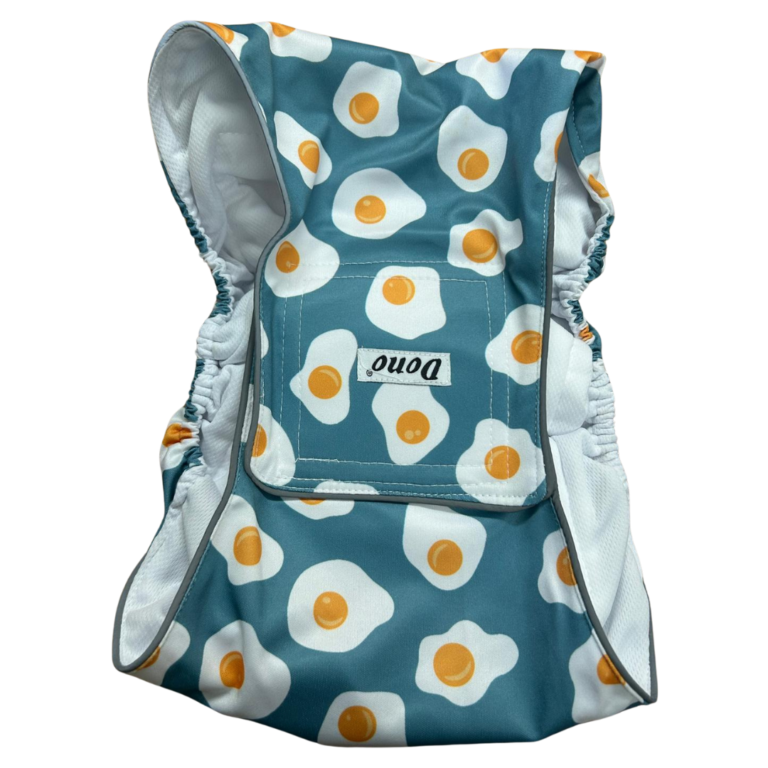 XL Reusable Belly Band Band Blue Eggs