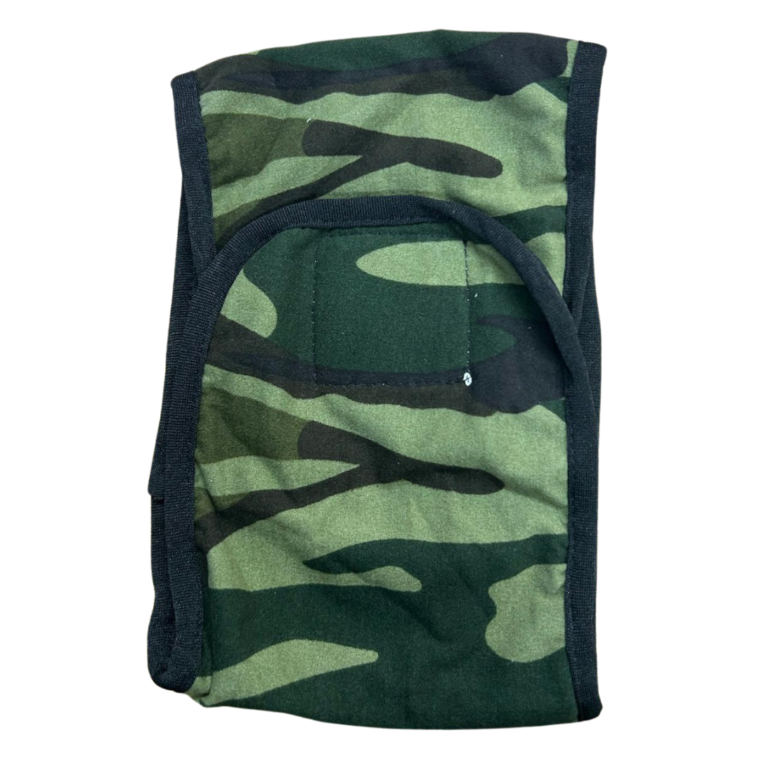 S (12) Reusable Belly Band Camo