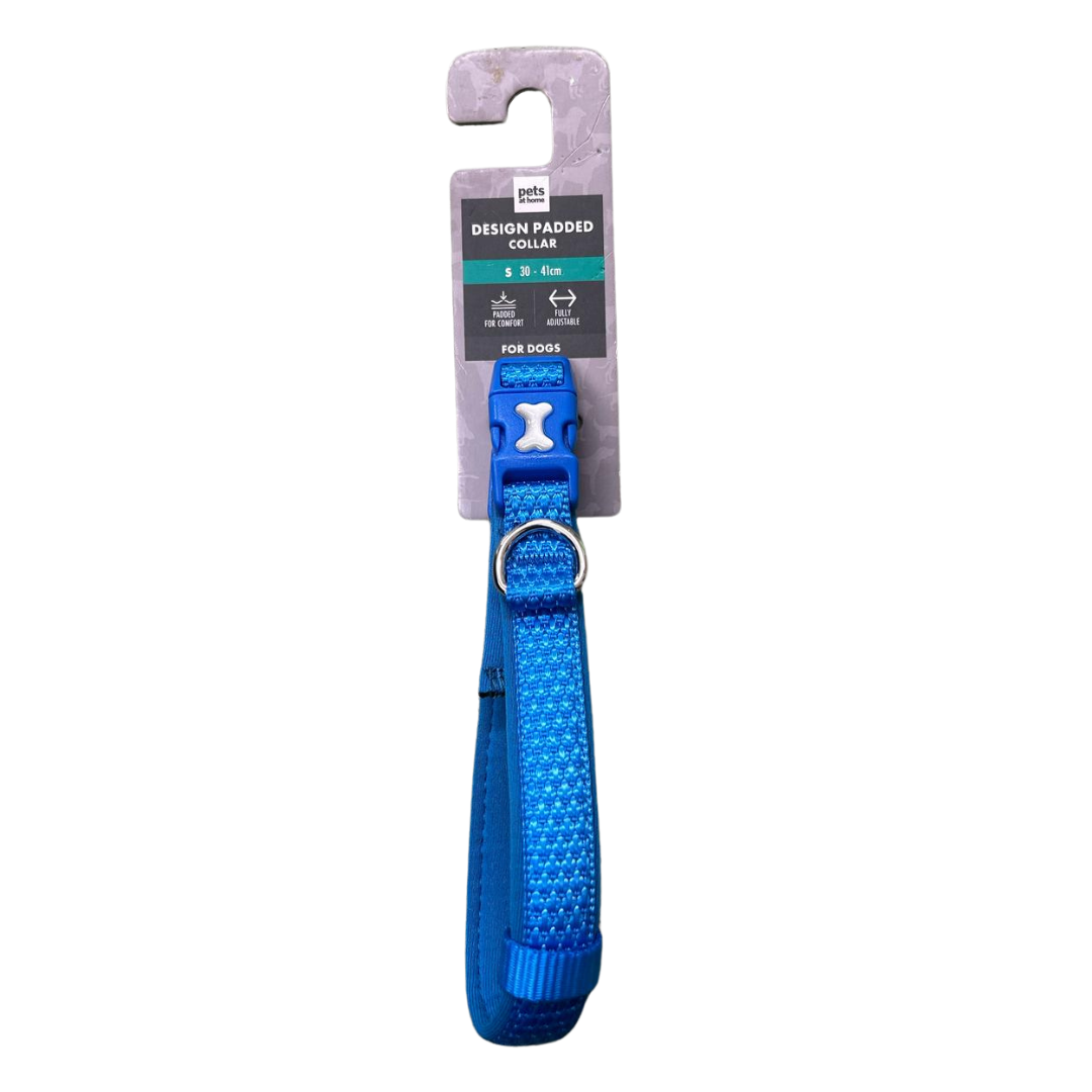 Design Padded Collar - Small 30-41cm - Blue