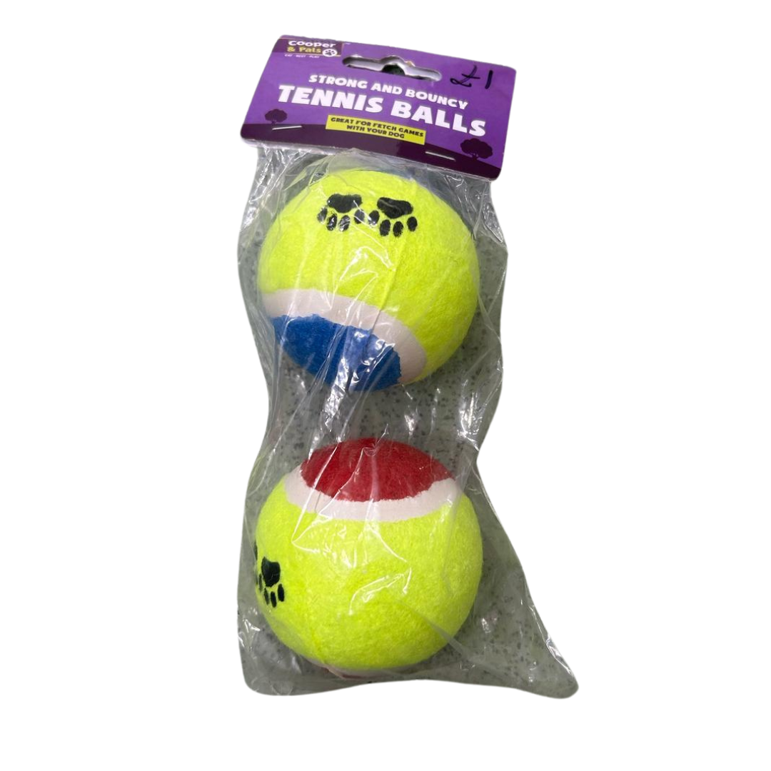 Strong and Bouncy Tennis Balls - 2 Pack