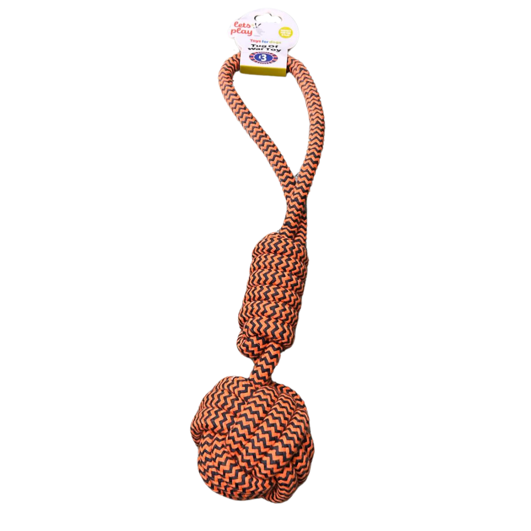 Lets Play Tug Of War Toy - Orange