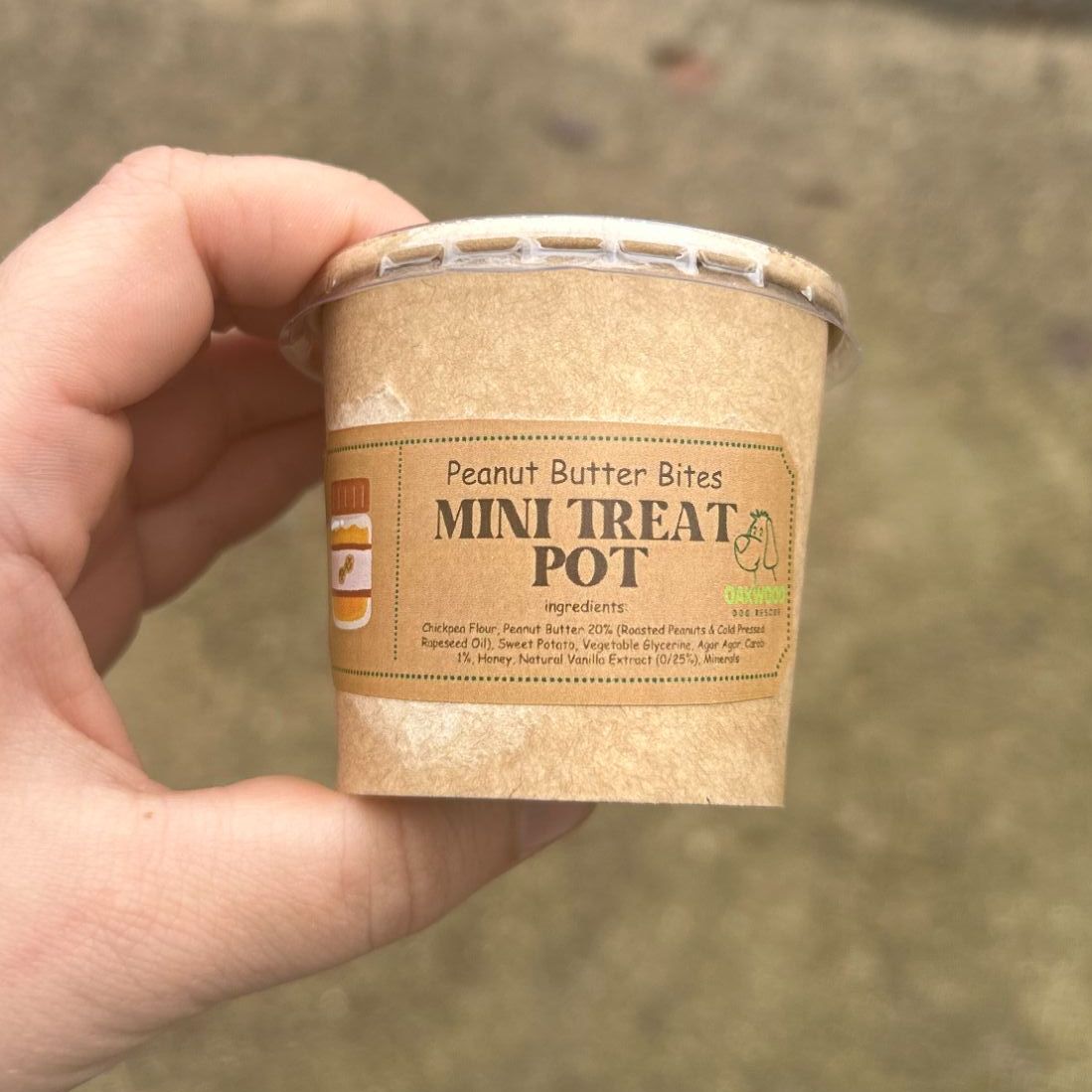 Mini Treat Pot - Peanut Butter Bites