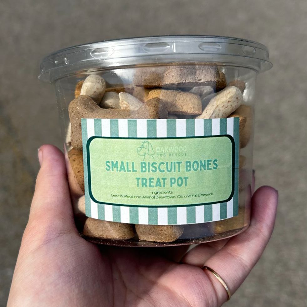 Treat Pot - Small Biscuit Bones