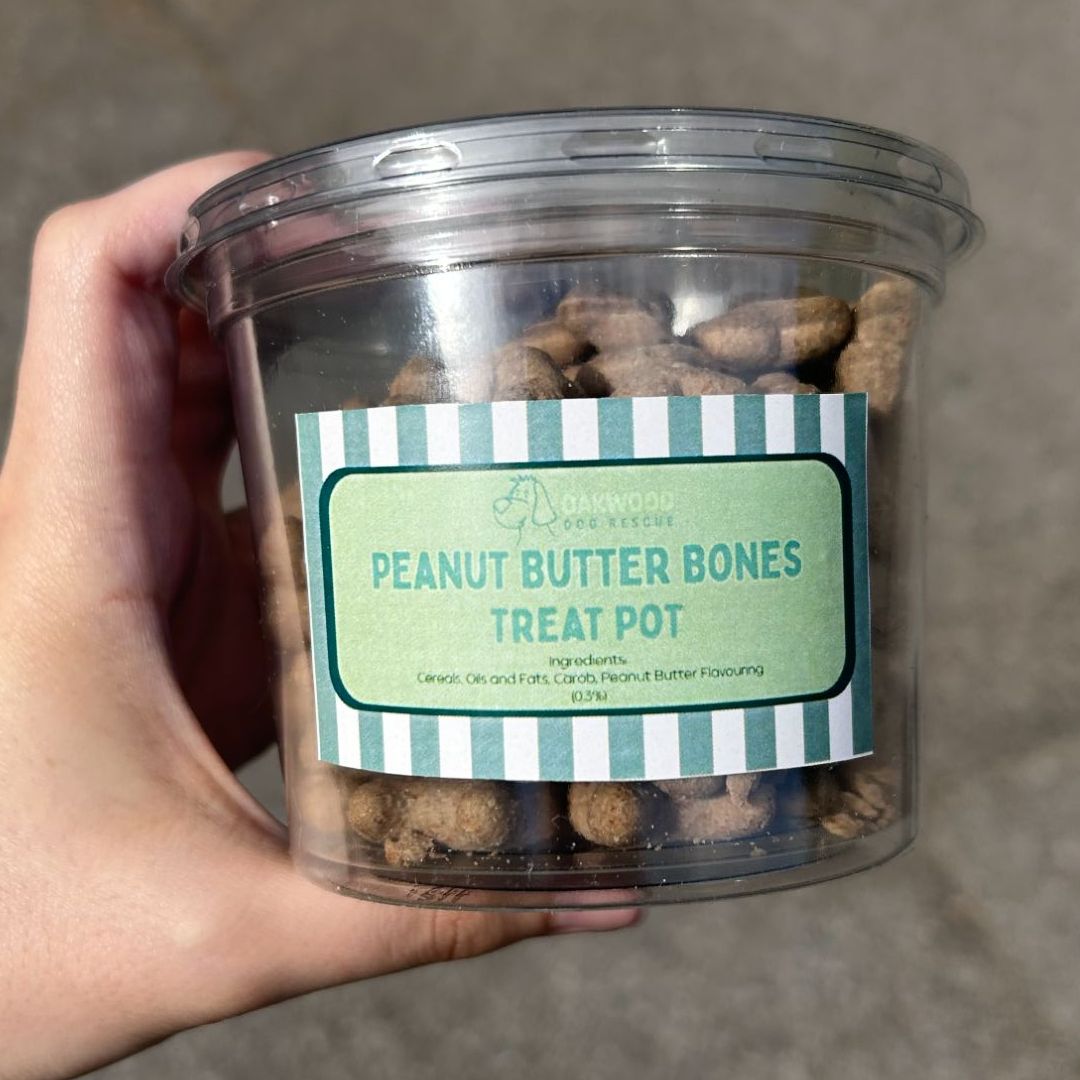 Treat Pot - Peanut Butter Bones