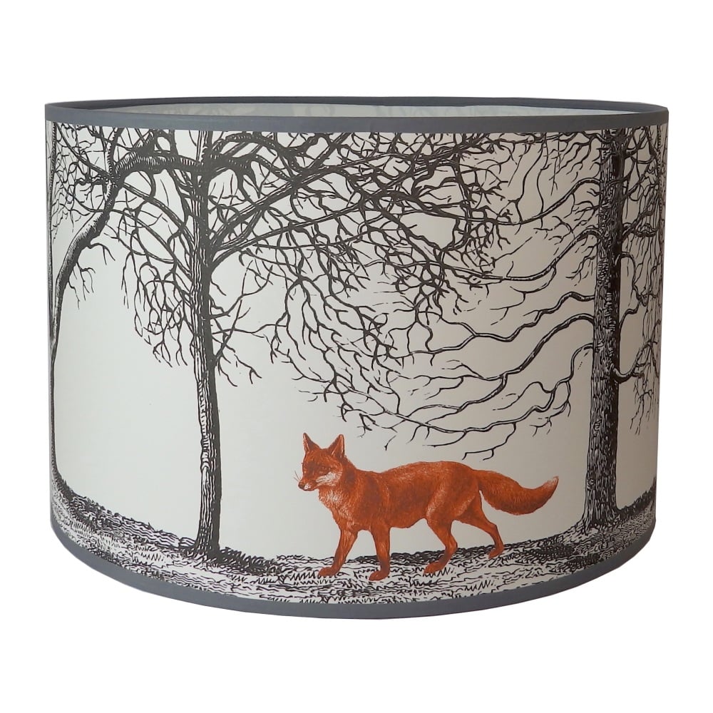 Into the Woods - Foxes Lampshade - Sample