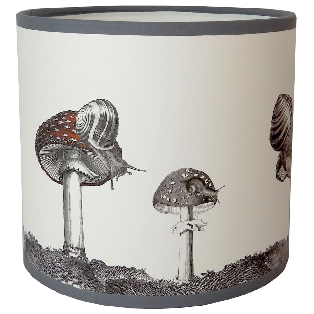 Snails And Mushroom Lampshade - Sample