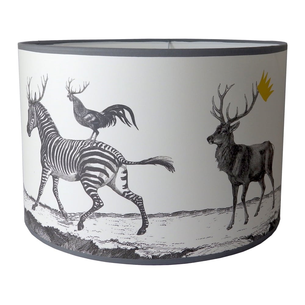 Stag Night Lampshade - Sample