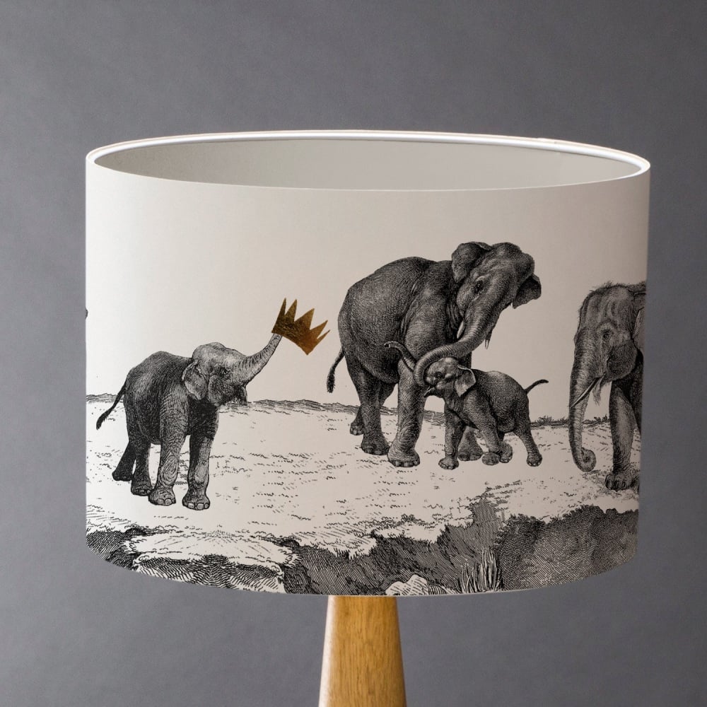 Elephants Lampshade
