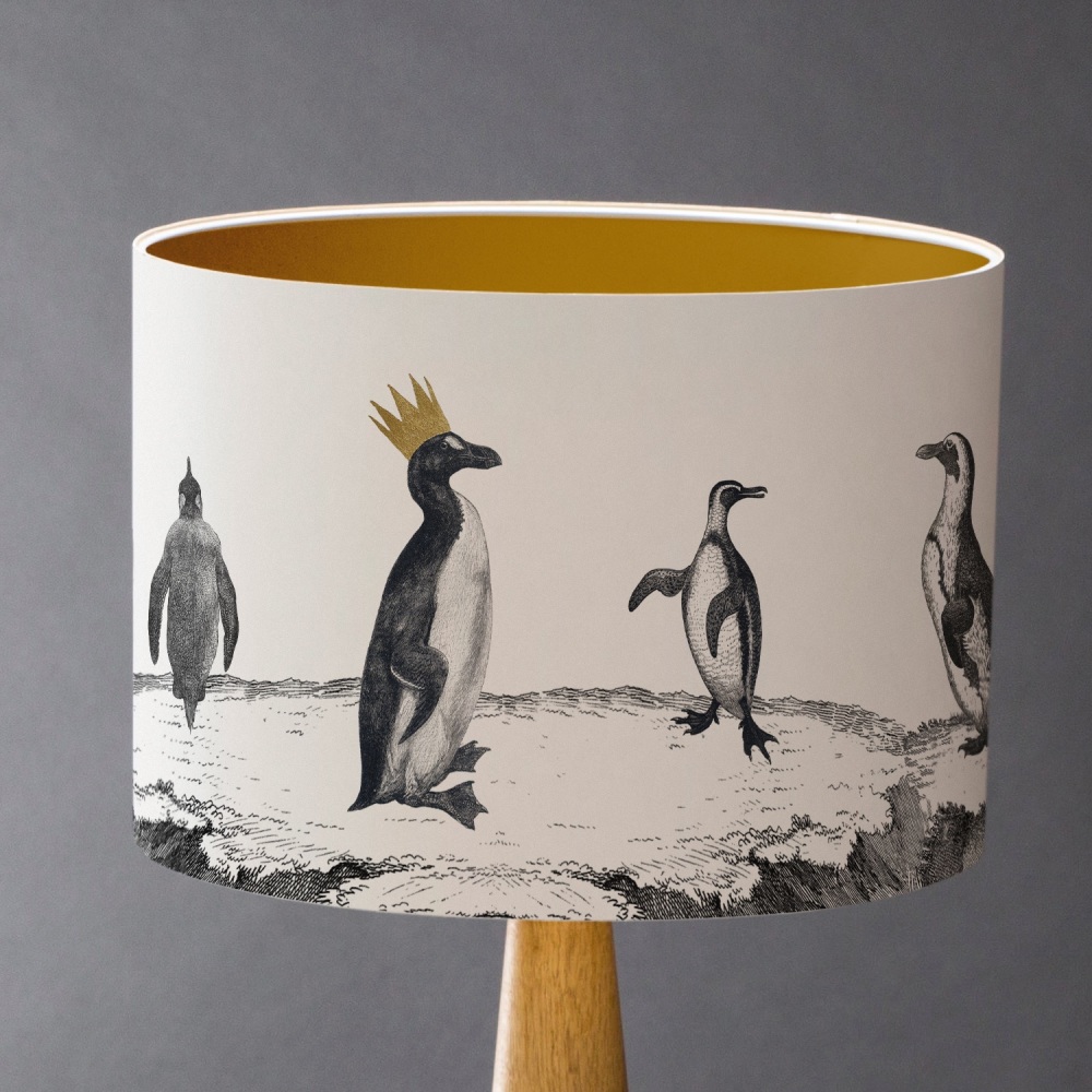 Penguins On Parade Lampshade