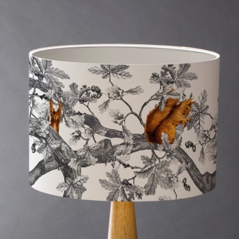 Red Squirrels Lampshade