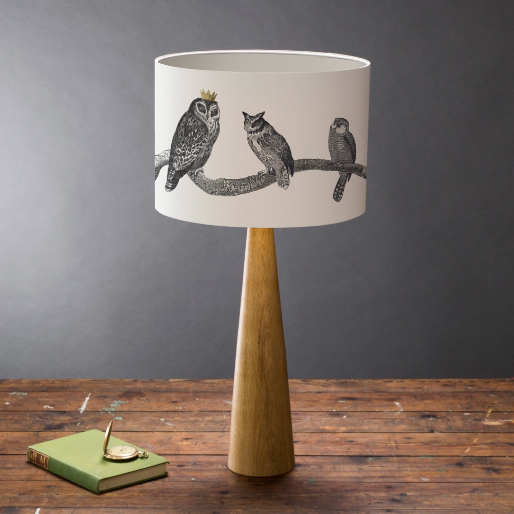 Parliament is in Session - Owls Lampshade