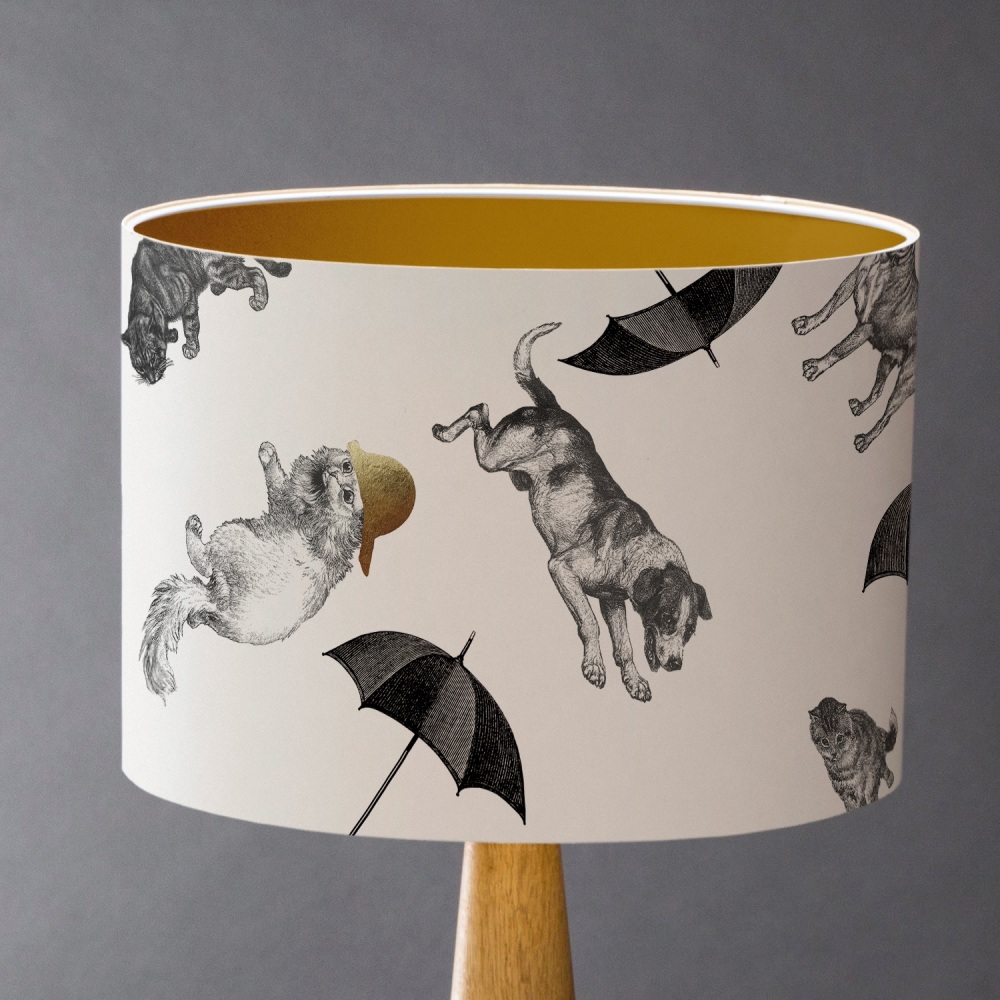 Raining Cats & Dogs Lampshade