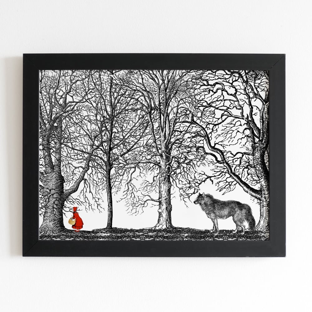 Red Riding Hood Fairytale Print