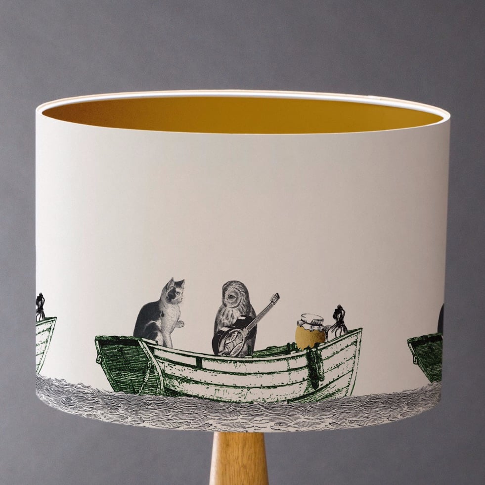 Sample - Owl & Pussycat Lampshade