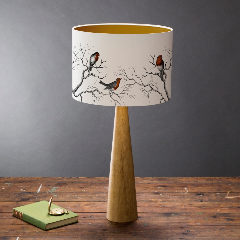 A Riot of Robins Lampshade