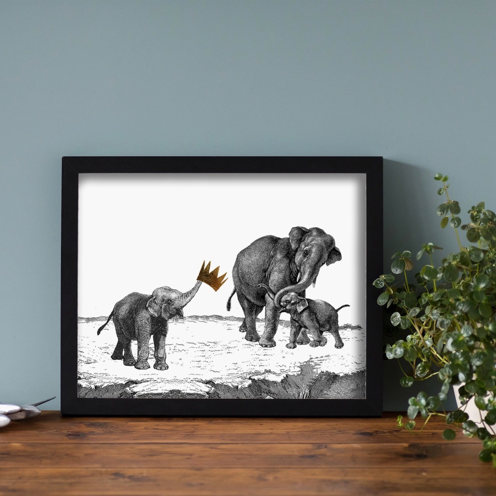 Elephants Print- Sample