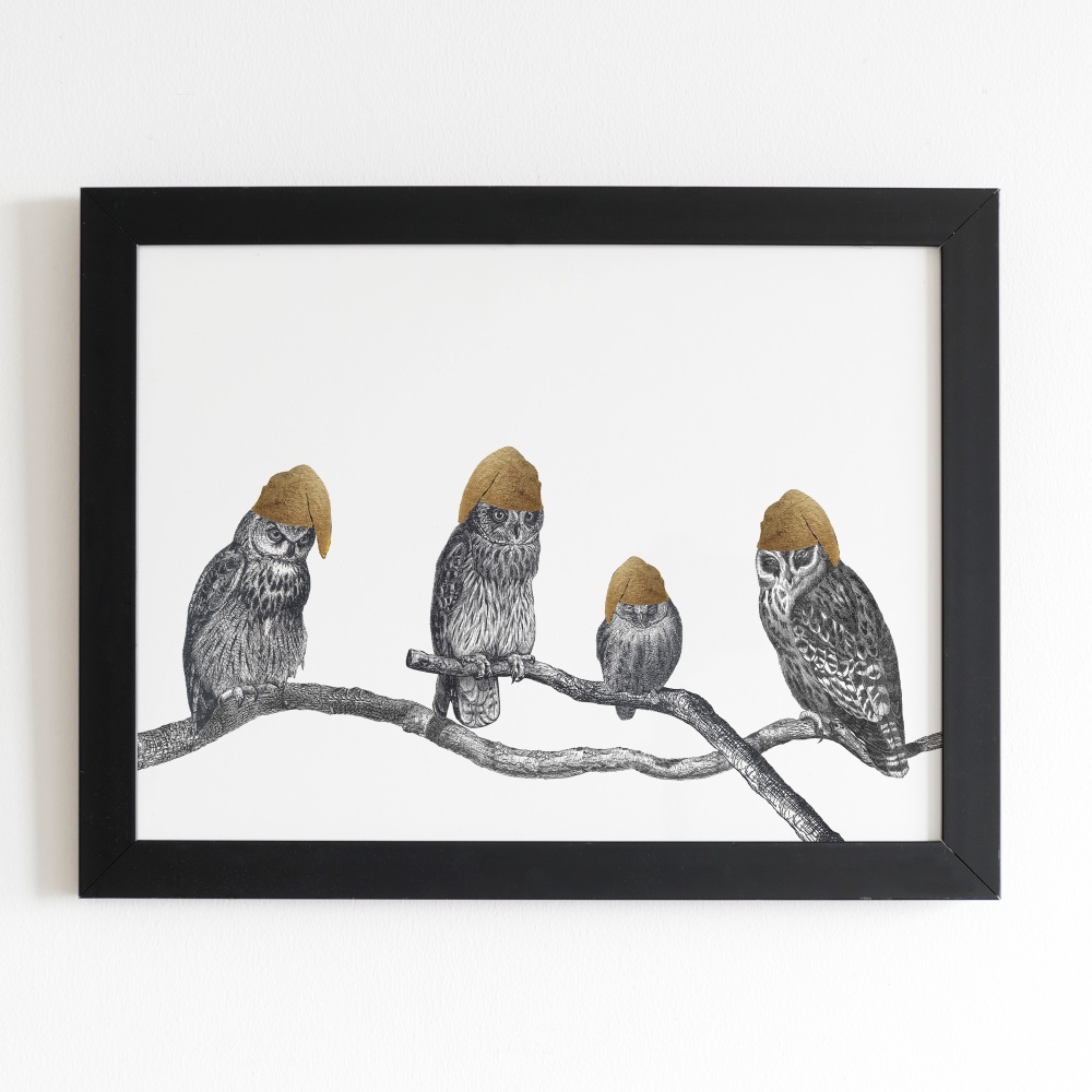 Time For Bed - Owls Print