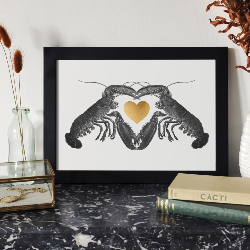 Lobster Love Print - Sample