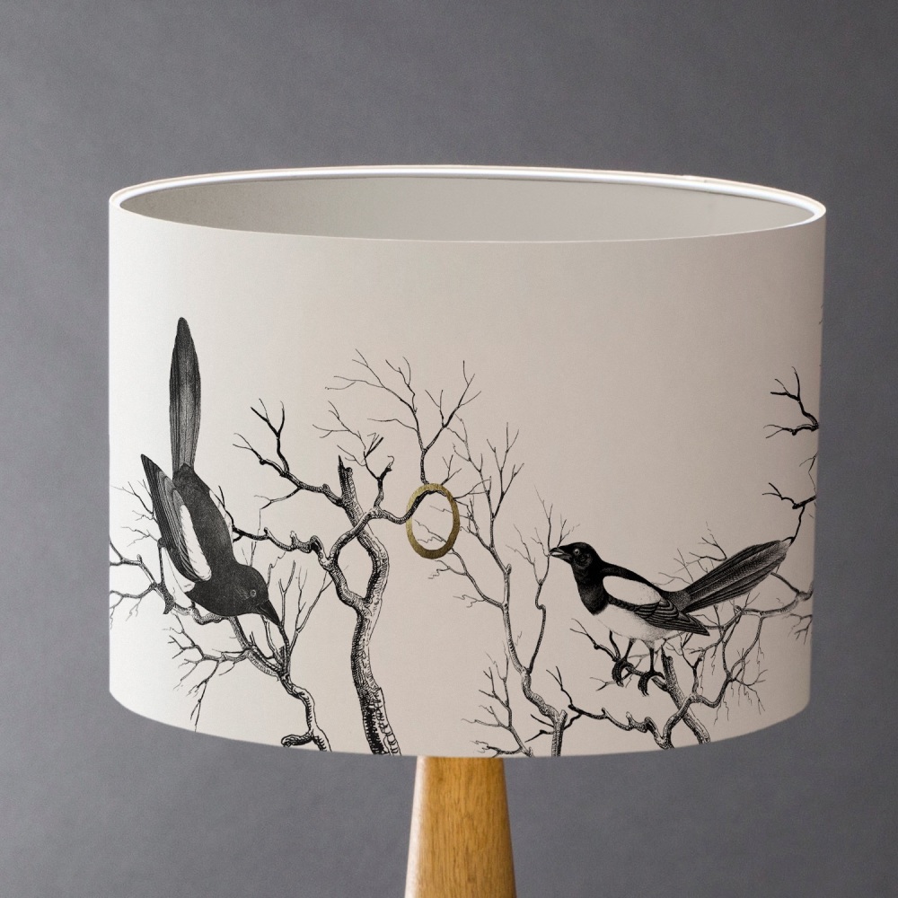 Mischief Makers - Magpies Lampshade - Small