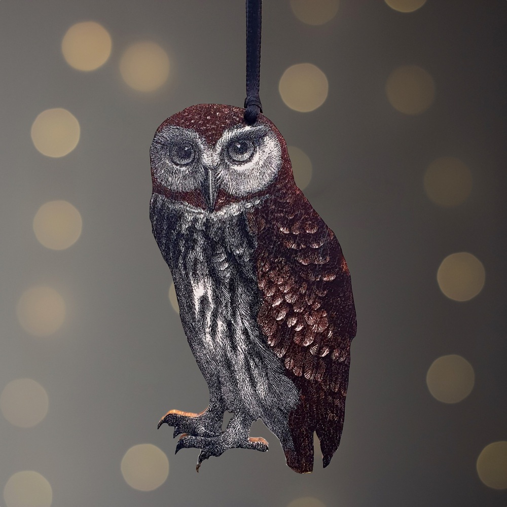 Owl tree decoration