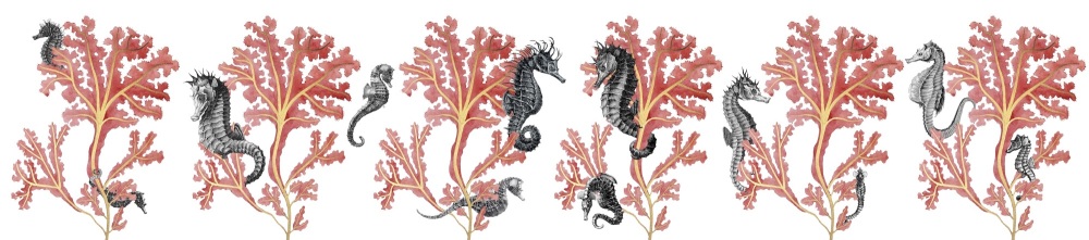FINAL Seahorses Shade 30cm - Red And Gold copy