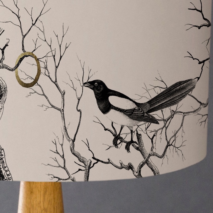Mischief Makers - Magpies Lampshade