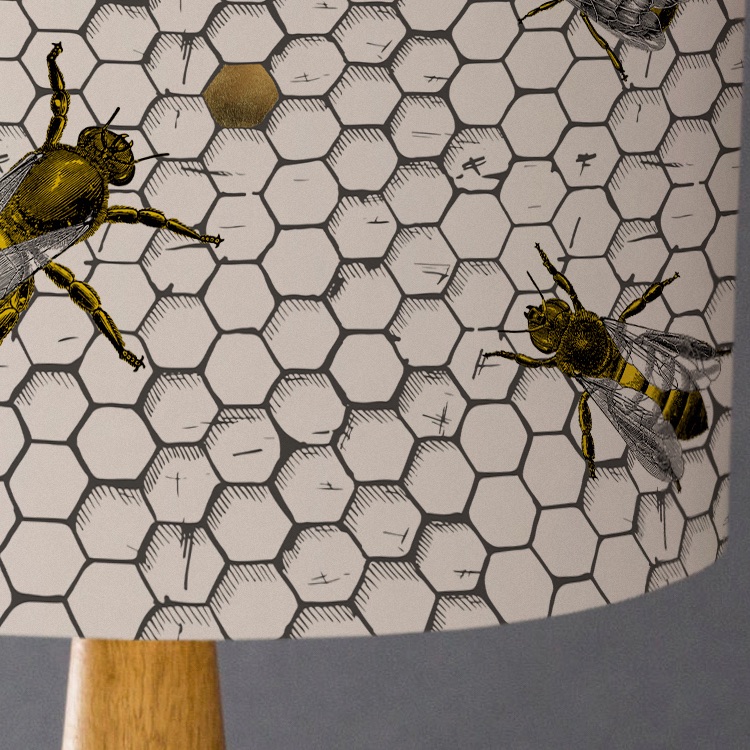 The Hive - Honey Bees Lampshade