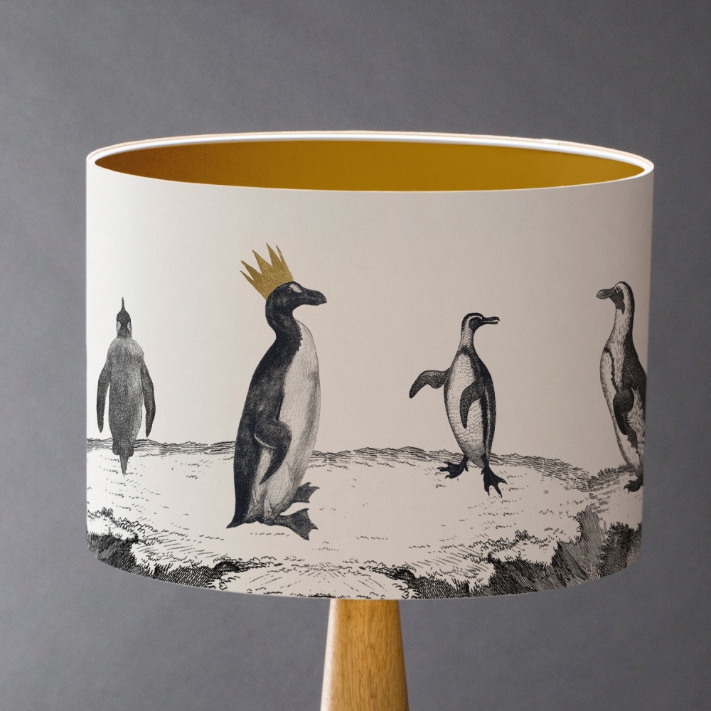 Medium - Penguins Lampshade