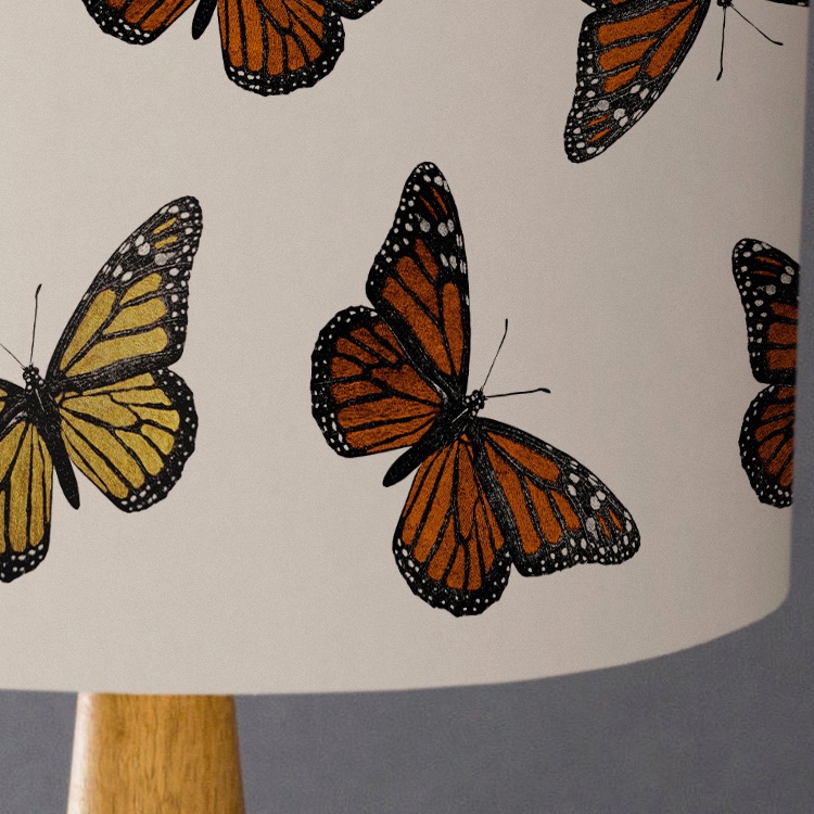 Monarch Butterfly Lampshade