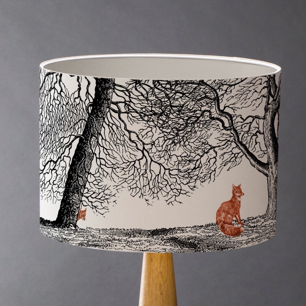 Large - Foxes Lampshade