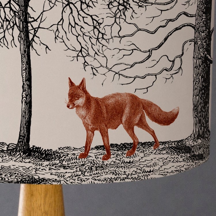 Large - Foxes Lampshade