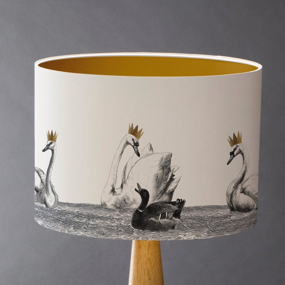 Large - Swans Lampshade