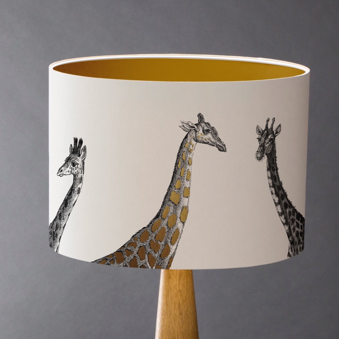 Small - Giraffes Lampshade
