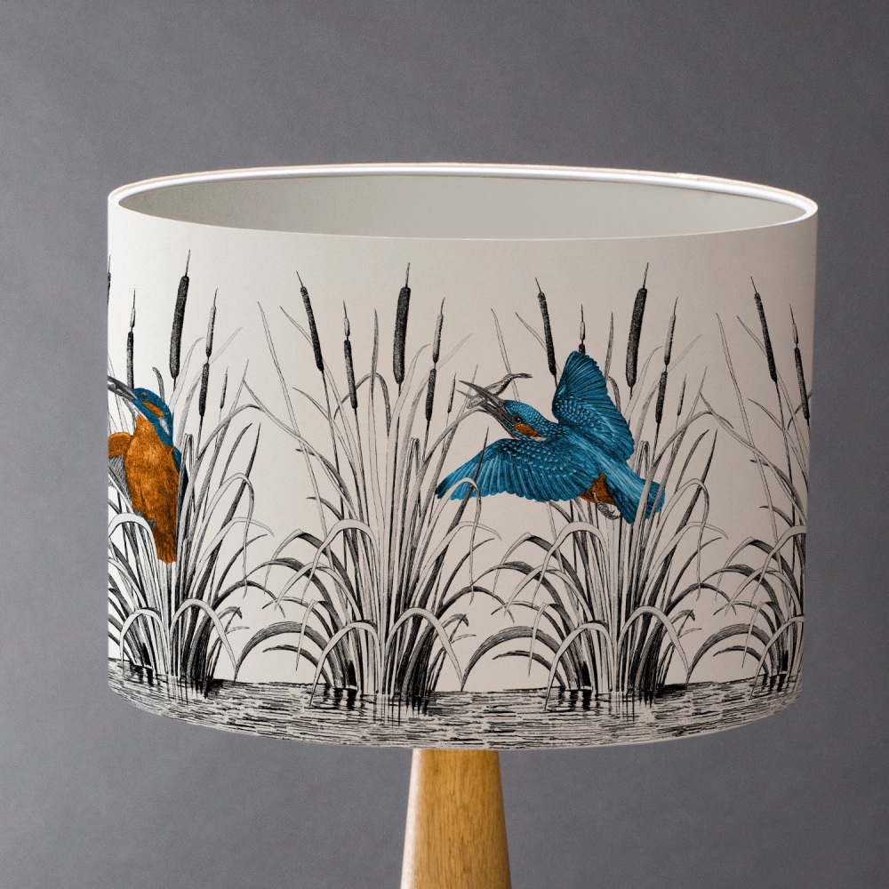 Large - Kingfishers Lampshade