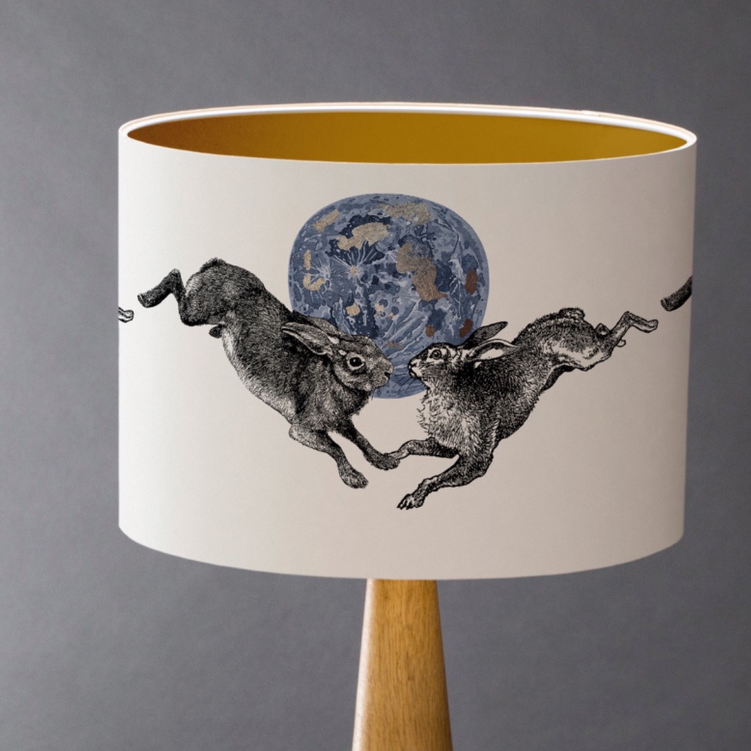 Large - Hare Moon Lampshade