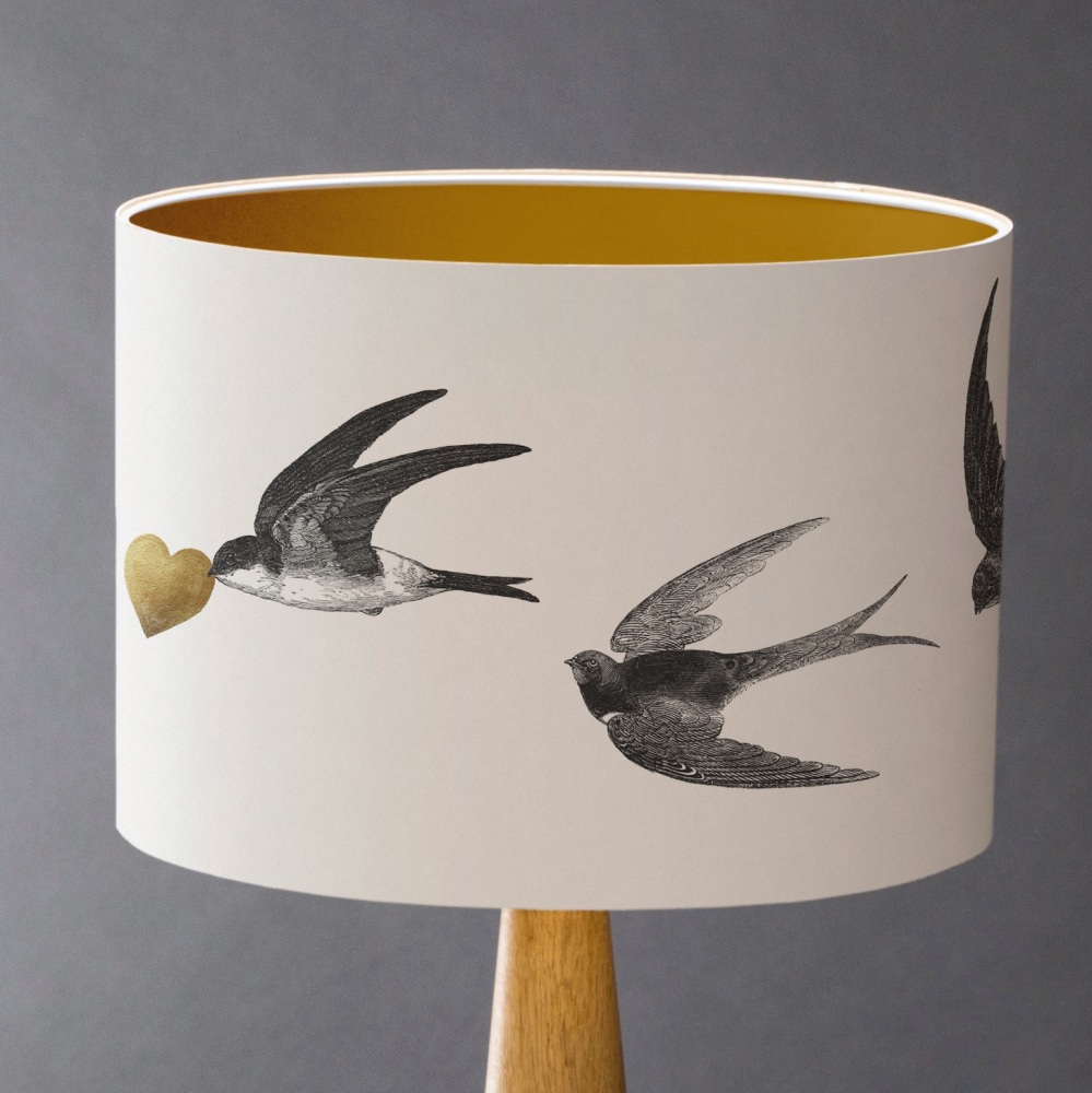 Medium - Swallow Lampshade