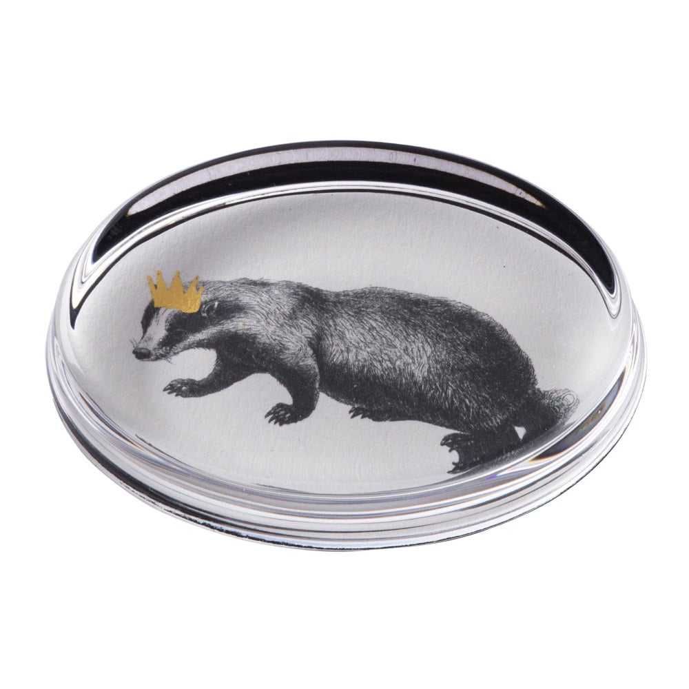 Badger Hand Gilded Paperweight Cut Out