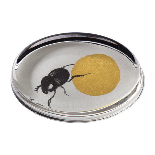 Scarab Hand Gilded Paperweight Cut Out