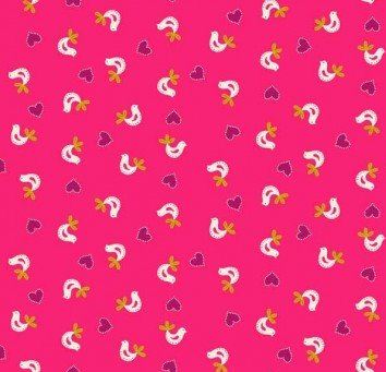 Makower - Papillon - Birds - Pink