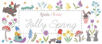 Lewis & Irene - Jolly Spring - Fabulous 40s - 2 1/2" strips x 40