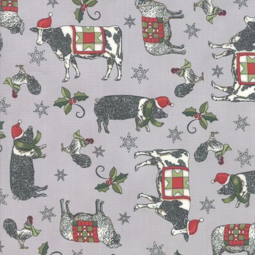 MODA -Homegrown Holidays - by Deb Strain - SILO GREY