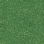 Makower - Metallic Linen Texture - Green
