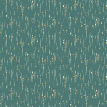 Makower - Flower Box by Renee Nannerman - Cascade Teal
