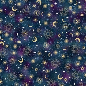 Makower - Luna - Constellation Blue