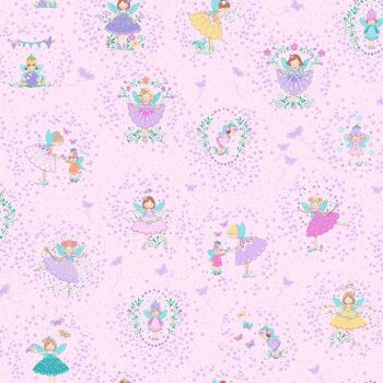 Makower - Fairy Dust - Friends Pink