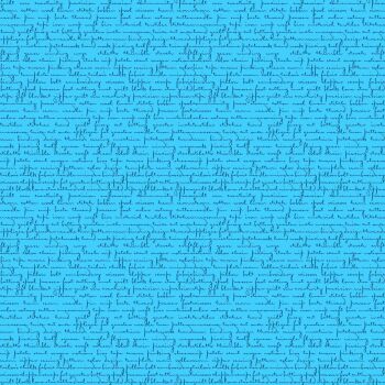 Makower - Scrawl by Giucy Guice - Q. Words Blue Howl