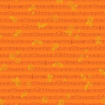 Makower - Soliloquy by Alison Glass - Singalong Marigold