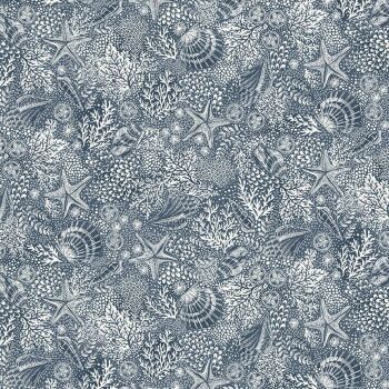 Makower - High Tide - Reef Dark Blue