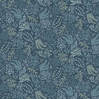 Makower - Driftwood - Seagrass on Blue