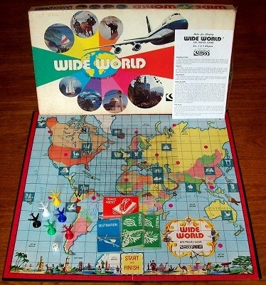 WIDE WORLD  Board Game by Parker  Vintage Board Games & Classic Retro